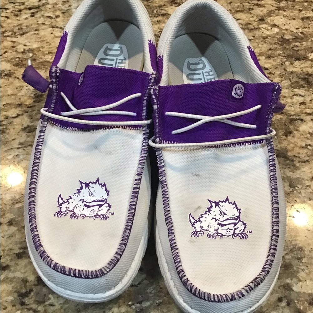 TCU Hey Dude slightly used